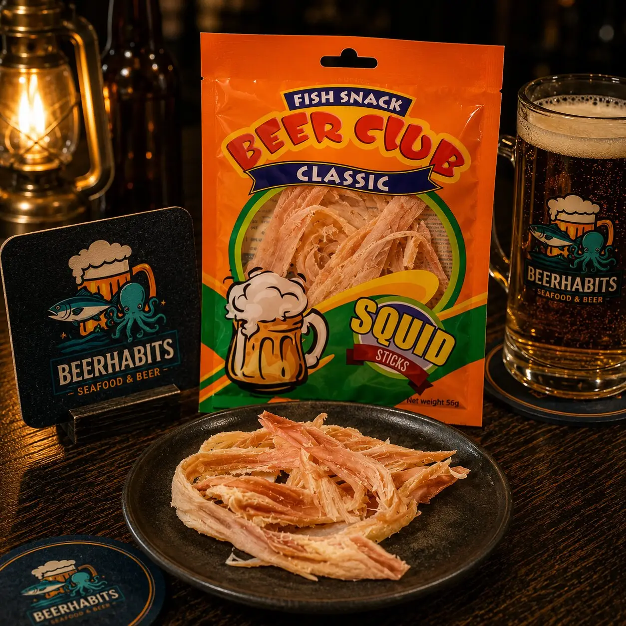 Beer Club Squid Sticks Peru 56g