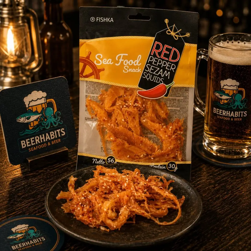 Fishka Chili Sesame Squid 56g